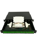 Optički patch panel ExeLink sa 24 konektora SC/APC za rek orman | ePonuda.com