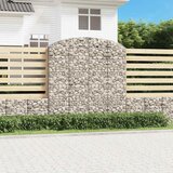  Gabionska košara s lukom 200x50x200/220 cm pocinčano željezo | shoptok.hr