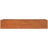 vidaXL Povišena vrtna gredica boja hrđe 240 x 80 x 45 cm čelik COR-TEN | shoptok.hr