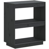 Maison Chic Knjižna omara - Knjižni regal siva 60x35x71 cm trdna borovina, (21723360) Cene