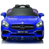  Licencirani auto na akumulator Mercedes SL65 S LCD - plavi/lakirani | shoptok.hr