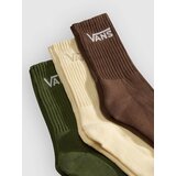 Vans Classic Crew 3 Pack Socks green balsam | Shoptok.si