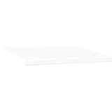 vidaXL Ročna Retraktibilna Tenda z LED Belo 450x300 cm, Tenda za zamenjavo tkanine za okvir 4.5x3 m Bela | Shoptok.si