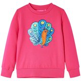 Dječja topla majica jarkoružičasta 140 | shoptok.hr