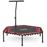 Neo-Sport fitness trampolin s ručkom 127 cm – šesterokutni, crveni | shoptok.hr