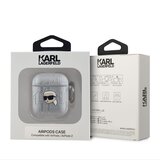 Karl Lagerfeld AirPods 1/2 Ovitek Srebrna | Shoptok.si