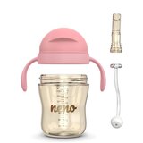 Neno BEBESITO bočica sa slamkom 240 ml, roza | shoptok.hr