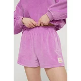 Billabong Kratke hlače ženske, vijolična barva, EBJNS00108