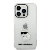 Karl Lagerfeld Originalen ovitek KLHCP14LHNCHTCT za iPhone 14 Pro prozorna silikonska zaščita - IML NFT Choupette | Shoptok.si