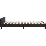  Okvir za krevet s uzglavljem crni 120 x 200 cm od umjetne kože | shoptok.hr