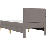  Okvir za krevet Sivo-smeđa 90 x 190 cm Poliester - Sivo-smeđa 90 x 190 cm | shoptok.hr