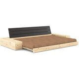 Karup Design Smeđa sklopiva sofa 244 cm Base – | shoptok.hr