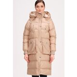 Dewberry Z6736 LADIES COAT-LIGHT BEIGE | ePonuda.com
