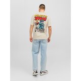 Jack & Jones Majica 'AMUSEMENT' bež / modra / rumena / rdeča | Shoptok.si