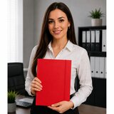  Cardboard Folder with Elastic Band, Lacquered, A4, 300 g/m2, Red | shoptok.hr