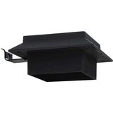 vidaXL Vrtne solarne svjetiljke 12 kom LED kvadratne 12 cm crne | shoptok.hr