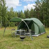  Tunelski šator Zelena 370 x 275 x 210 cm Poliester i čelik | shoptok.hr