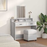  Toaletni stol Siva Sonoma 100 x 41 x 140 cm Konstruirano drvo | shoptok.hr
