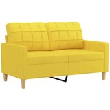 vidaXL 3-dijelni set sofa s jastucima svjetložuti od tkanine | shoptok.hr