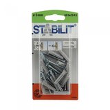 STABILIT set vijaka i tipli (Promjer tiple: 5 mm, Duljina tiple: 25 mm, 15 Kom., S vijcima) | shoptok.hr