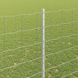 Euro ograda s postom 10 x 1,5 m Pocinčani čelik Srebrna Mreža | shoptok.hr