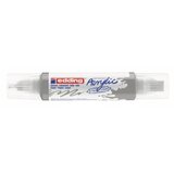  Akrilni marker E-5400 double-liner sa dva vrha Edding srebrna | ePonuda.com