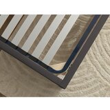 Bobochic Paris Temno siva oblazinjena zakonska postelja s prostorom za shranjevanje z letvenim dnom 160x200 cm Badja – | Shoptok.si