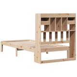  Krevet s regalom za knjige bez madraca 75x190 cm borovina | shoptok.hr