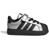 Adidas Patike za devojčice Streettalk El I, KJ9595, Crno-srebrne Cene