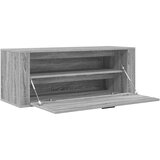  Zidni ormarić za cipele siva boja hrasta 100x35x38 cm drveni | shoptok.hr