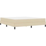 Krevet s opruga kutije Krema 180 x 200 cm tkanina | shoptok.hr