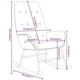  Gugalni stol temno zeleno blago, (20939402) | Shoptok.si