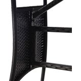  Vrtni stol crni 170 x 80 x 74 cm od poliratana | Eponuda.com