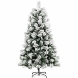  Umjetno božićno drvce s nogom 150 cm PVC i metal | shoptok.hr