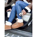 DStreet Śniegowce damskie FURRMOD kamelowe | Shoptok.si