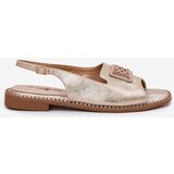 S. BARSKI Elegant Women's Sandals On Flat Heel With Decoration S.Barski | Shoptok.si