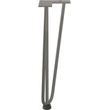  Noge s ukosnicama za stolić za kavu 4 kom. Prirodni čelik 42 cm Puni čelik | shoptok.hr