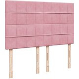  Krevet s oprugama i madracem ružičasti 140x200 cm baršunasti | shoptok.hr