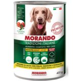 Morando Tradizioni Adult komadići v omaki perutnina, stroki in paradižnik 405 g Cene
