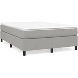  Okvir za krevet s oprugom svjetlosivi 140x200 cm od tkanine | Eponuda.com