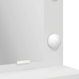 vidaXL miza za ličenje bela mdf 50 x 41 x 135 cm ogledalo | Shoptok.si