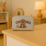  Novčanik s preslatkim motivom kapibare 12.5 x 8.5cm - bijela | shoptok.hr