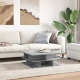  Stolić za kavu boja sivog hrasta 70x70x29 cm konstruirano drvo | Eponuda.ba