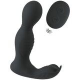Rebel - daljinski prostata vibrator 2u1 (crni) | shoptok.hr