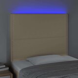  Posteljno vzglavje krem 100x5x118/128 cm blago, (20933657) | Shoptok.si