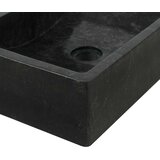  Umivaonik 45 x 30 x 12 cm mramorni visoki sjaj crni | shoptok.hr