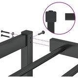  Metalni okvir za krevet crni 160x200 cm | Eponuda.ba