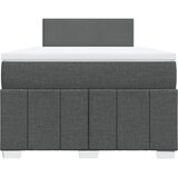  Krevet s oprugama i madracem tamnosivi 120 x 200 cm od tkanine | shoptok.hr