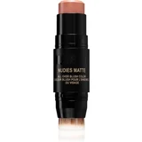 Nudies Matte večnamenski svinčnik za oči, ustnice in lica odtenek Nude Peach 7 g