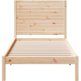  Dugi okvir kreveta bez madraca 90 x 220 cm masivno drvo | shoptok.hr